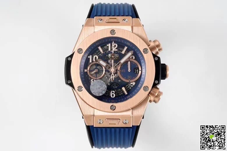 Hublot Big Bang 421.OX.5180.RX ZF Factory 1:1 Best Edition Replica Watch Blue Strap